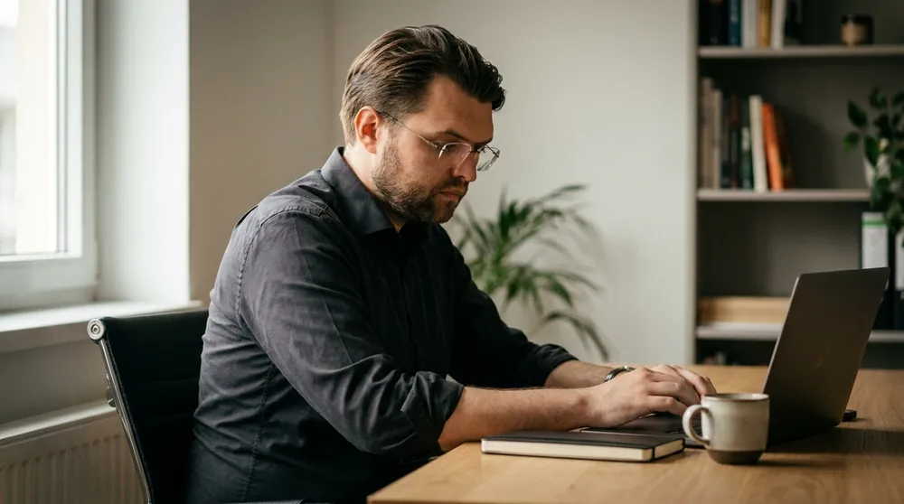 Oleksandr Moccogni at work